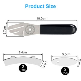 CYUaoao Bicycle Brake Disc Adjuster Set Disc Correction Key with 4 Spacers Disc Brakes Adjustment Brake Pads Adjustment Tool Stainless Steel Derailleur Hanger Straightening Tool Pack of 5