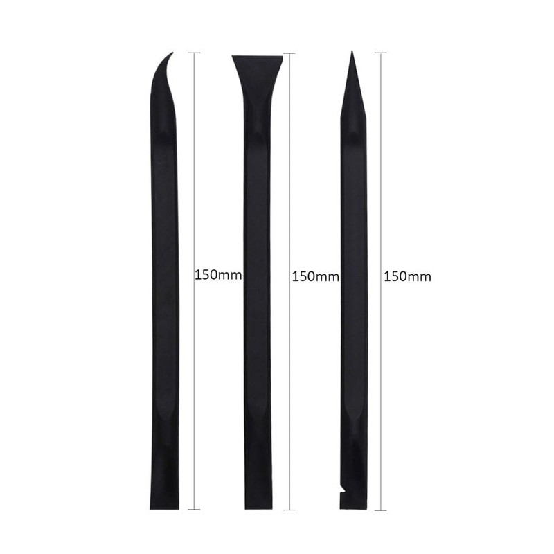 3 Piece Anti Static Black Plastic Spudger ESD Safe Pry