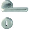 HOPPE Helsingborg Handle Set Lever Handle with Rosettes BB Deadlock