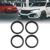 sourcing map 4 Pieces Centring Rings Plastic Centring Rings Rims