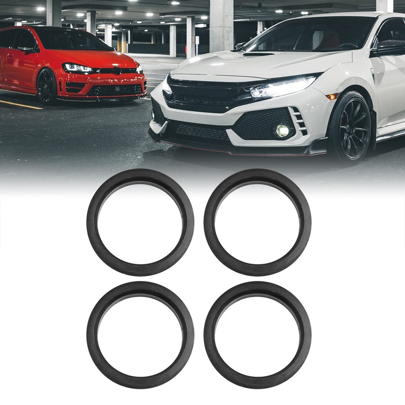 sourcing map 4 Pieces Centring Rings Plastic Centring Rings Rims