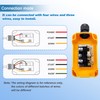mxuteuk Dump Trailer Remote Control Switch 12V DC Trailer Up