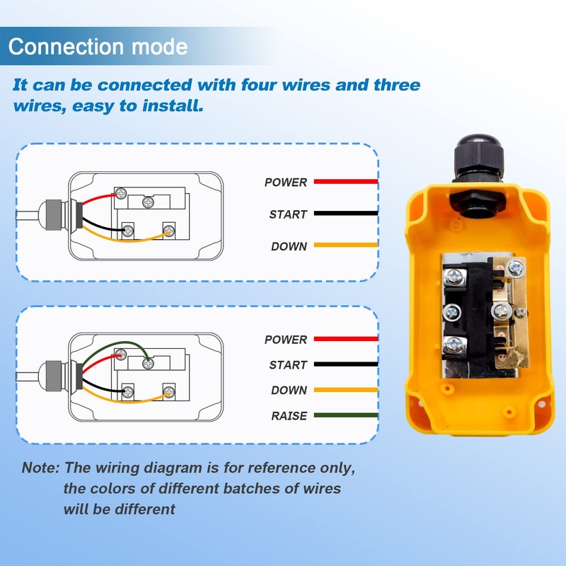 mxuteuk Dump Trailer Remote Control Switch 12V DC Trailer Up