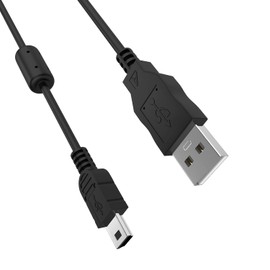 UC-E4 USB Cable, Mini USB Photo Transfer Date Sync Cord Replacement Compatible with PowerSho/Rebel/EOS/DSLR/ELPH, Nikon Digital Camera UC-E4 USB Cable, (3.3ft)