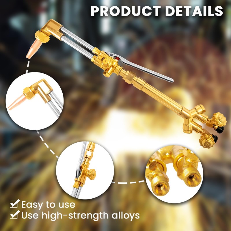 DUPDMKIN Victor Torch Set CA2460 Medium Duty Oxyacetylene Cutting Torch