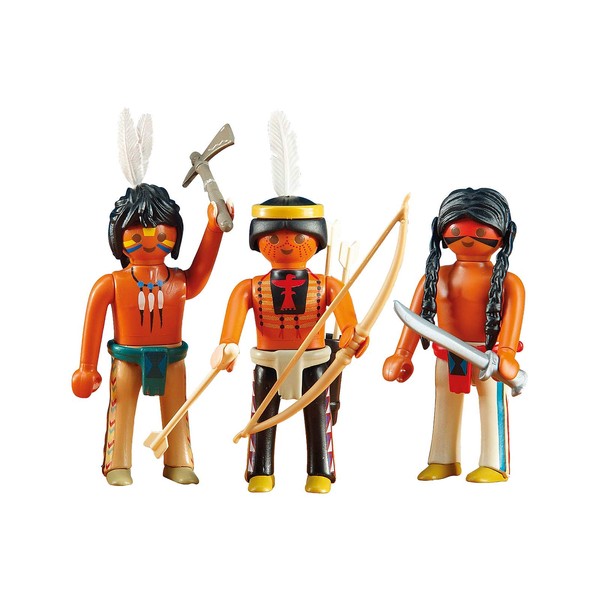 Playmobil Add-On Series - 3 Native American Warriors