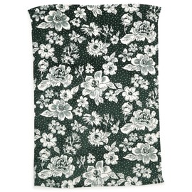 Vera Bradley Collegiate Plush XL Throw Blanket (Multiple Teams Available), Dk Green/White Rain Garden