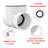 3 Inch Pvc Backwater Valve,Sewer Check Back Flow Preventer Drain