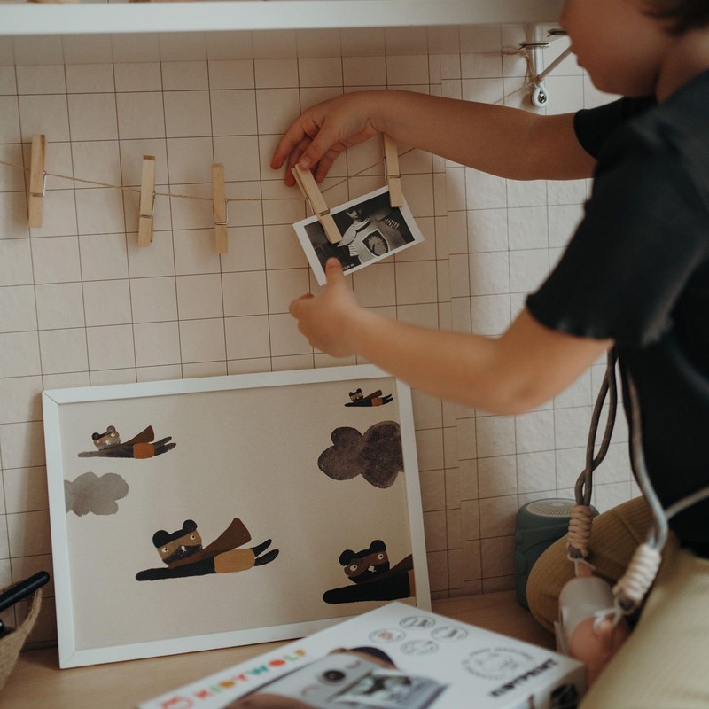 Instant Camera Pink with Thermal Printer Kidywolf