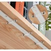 MMSD 100 Pack LED Strip Light mounting Brackets led Clips