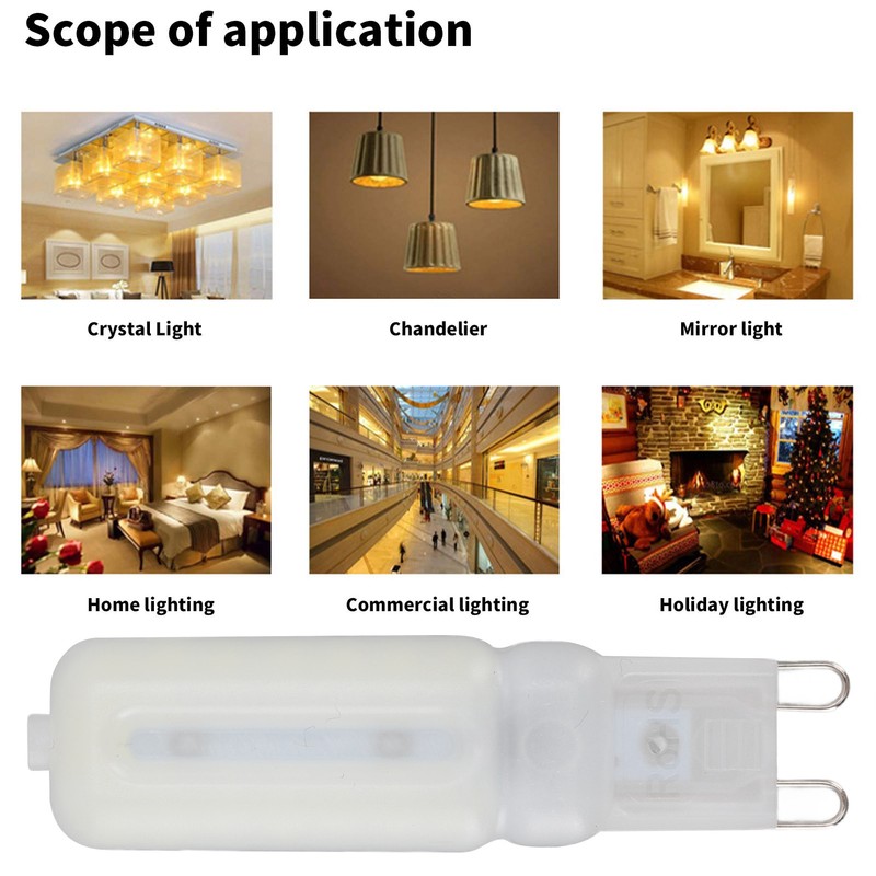 G9 Bulb Dimmable Eye Protection 32 LEDs 7W Small Light