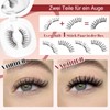 Higu clace Magnetic Eyelashes, Magnetic Eyelashes Without Eyeliner, Magnetic Eyelashes,