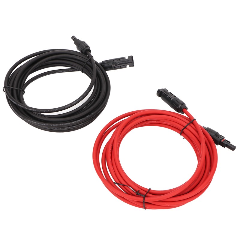 1 Pair 12AWG Solar Panel Wire with Connector Solar Adapter