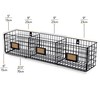 Wall35 Amalfi Hanging File Folders Office Desk Organizer Wall Mount