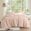 Comfort Spaces Blush Cal King Size Comforter Set - 3