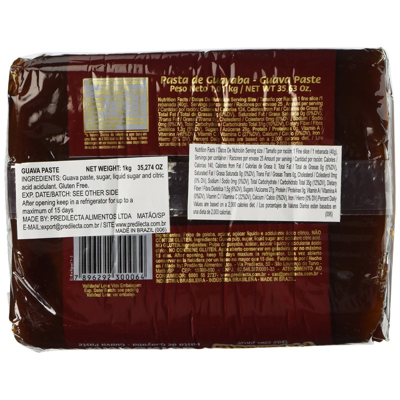 Predilecta - Guava Paste w/ Fruit Pieces - 35.63 oz