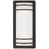John Timberland Habitat Modern Industrial Wall Light Sconce Rubbed Bronze