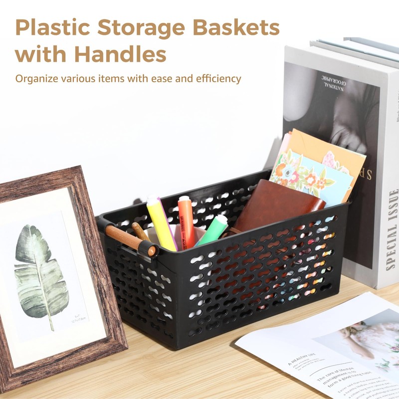 8 PCS Storage Baskets - 12 x 6 x 5