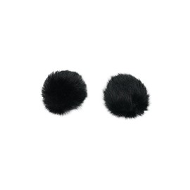 Hollyland Furry Windshield for Lark M2 Transmitter, Black, Pair
