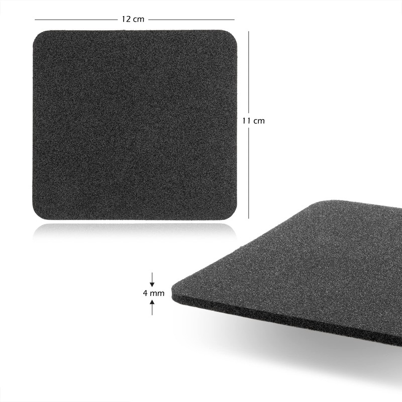 toRIDE Snowboard Stomp Pad Mat - Professional Neoprene Black -