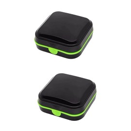 OHPHCALL 2pcs Small Hearing Aid Case Hearing Aid Storage Box Portable Protection Case