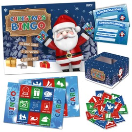 Christmas Stocking Filler | CHRISTMAS BINGO | For Children, Family, Kids, Christmas Party, Christmas Family Game, Christmas eve box fillers, Christmas stocking fillers