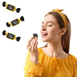 Mildly Salty Licorice Toffees, Toffee Bites, Deliciously Candy, Party Favor (5 Pounds)