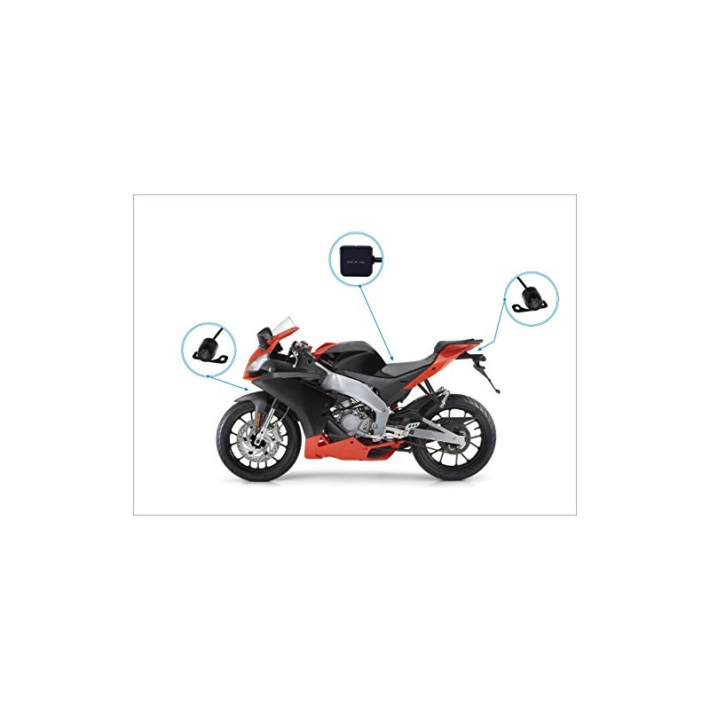 Sykik Rider RW1 Fully Water Resistance Camera System for Motorcycles.