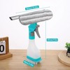 4 in 1 Window Cleaning Scraper, Squeegee and Scrubber with
