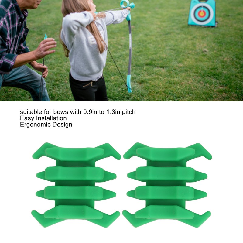 2Pcs Archery Limb Stabilizer Ergonomic Shock Absorption Durable Rubber Bow