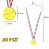 WizeFolk 30 Pcs Medals Awards, 3.7 cm Winner Medals,Gold Medals,Plastic