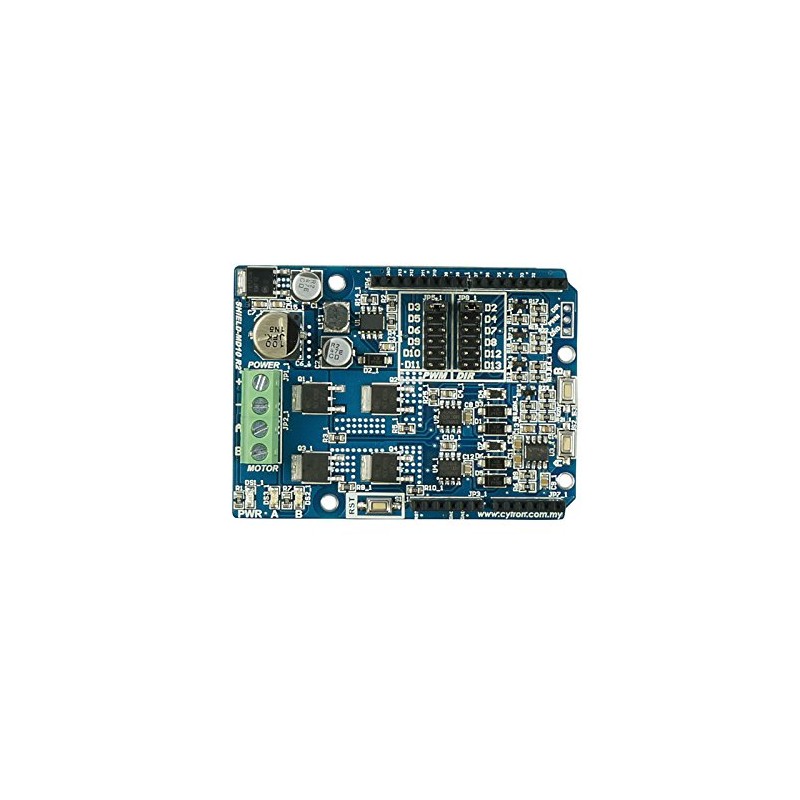Cytron 10A Bi-Directional DC Motor Driver Shield for Arduino, 7v-30v,