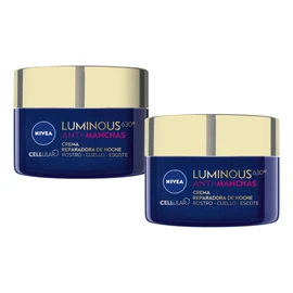 Pack x2 Nivea Luminous | Crema de Noche Reparadora Antimanchas | 2 Piezas