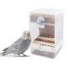Paquete de 2 comederos automáticos para pájaros, alimentadores de loros,