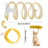 Cat Tunnel Spring Toy, Self Play Cat Toys Collapsible, Hunting