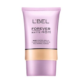 L'BEL - Forever Matte Base de Maquillaje 48 H Creme 110C 27g, Fórmula Avanzada, Control de Brillo, Larga Duración y Protección FPS 15, para Piel de Normal a Grasa, Base Maquillaje Alta Cobertura