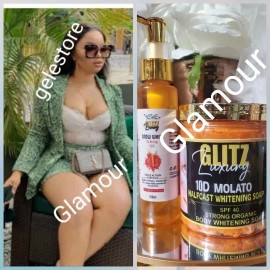 trendy 2pcs. GLITZLUXURY 10D MOLATO RICH SOAP& snowwhite Oil 100ml👌 Oshaprapra combo