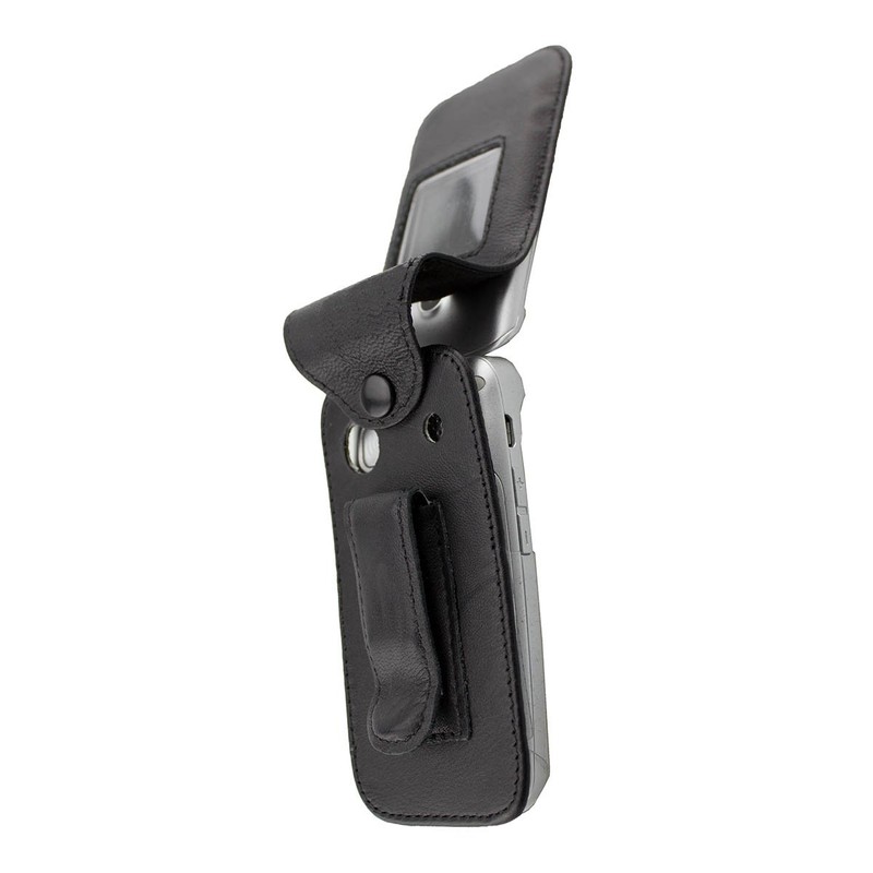 caseroxx Leather-Case with belt clip for Doro Primo 413 made