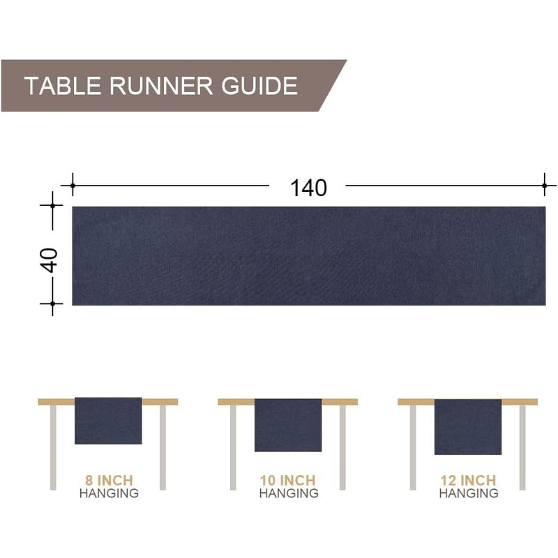 Waterproof Table Runner, Table Runners Modern, Table Runners Decorative Waterproof,