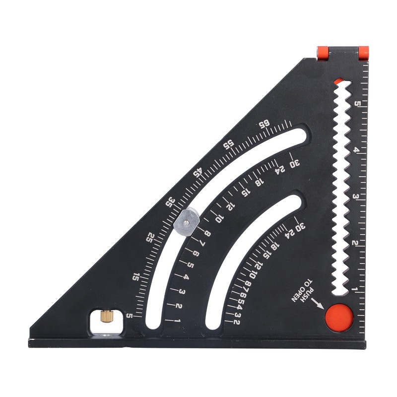Folding Triangle Square Adjustable Positioning Magnet Goniometer Woodworking Scribe Tool