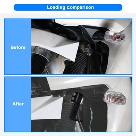 Mantt Motorcycle Auxiliary Light Mount Fit for 2024 KLR650 2023 2022 KLR 650 2018-2008 Light Bracket Holder