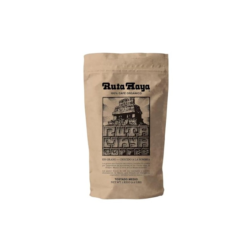 Ruta Maya Organic Coffee Medium Roast 2.2 Pounds