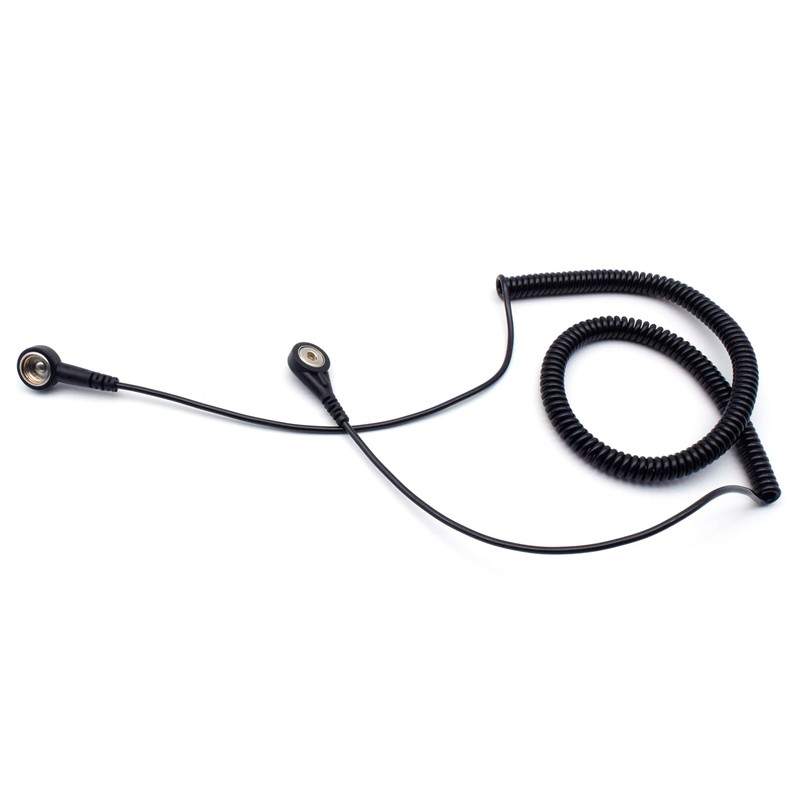 QUADRIOS GmbH ESD Protection Spiral Cable Earth Cable 10 mm