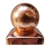 3.5" Copper Ball Post Cap - Fits 3.5" x 3.5"