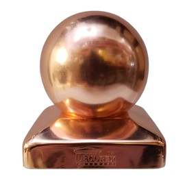 3.5" Copper Ball Post Cap - Fits 3.5" x 3.5" Wood Posts Only