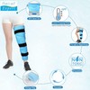 Relief Expert Large Leg Ice Pack Wrap – Reusable Gel