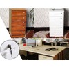 youtu 4 Pack Furniture Lock Cylinder, Zinc Alloy Cam Lock