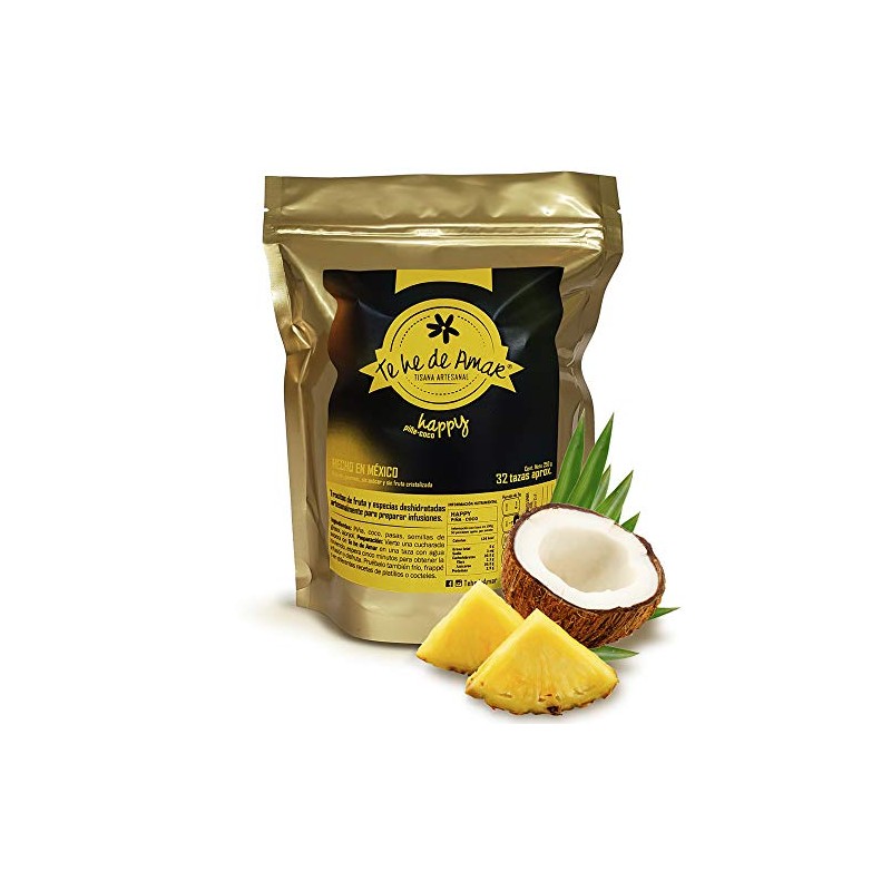 TE HE DE AMAR Tisana Frutal/HAPPY/Piña - Coco (250 GR)
