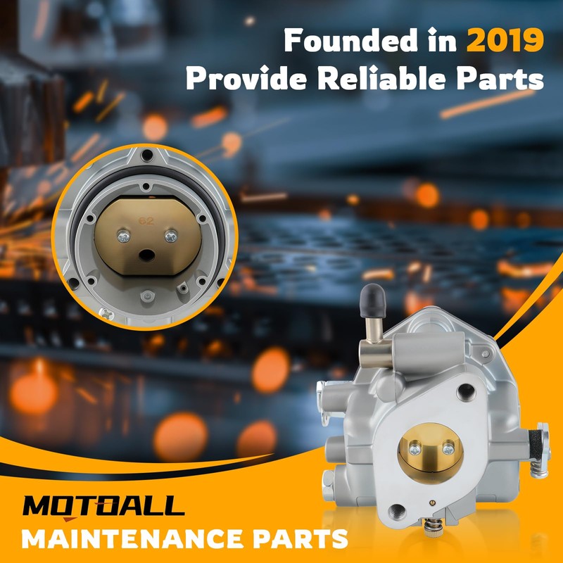 MOTOALL 146-0496 Carburetor with Fuel Pump oil filter Kit for