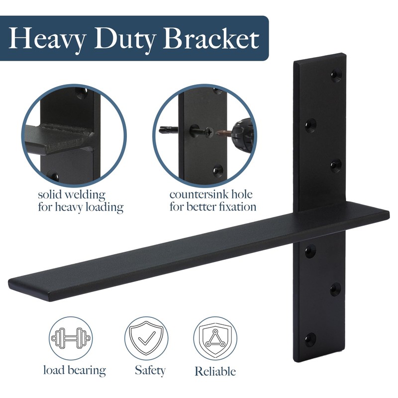 Free Hanging Countertop Support Bracket 20" Lx2.5 W 3 Pack